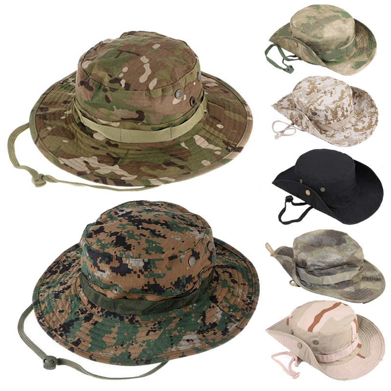 Boonie Hat Tactical - Topi Boonie Taktis Kamuflase Topi Sniper