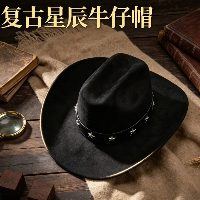 Topi Koboi Wanita Model Lebar, - Fedora Hat Wool ulasan dan harga