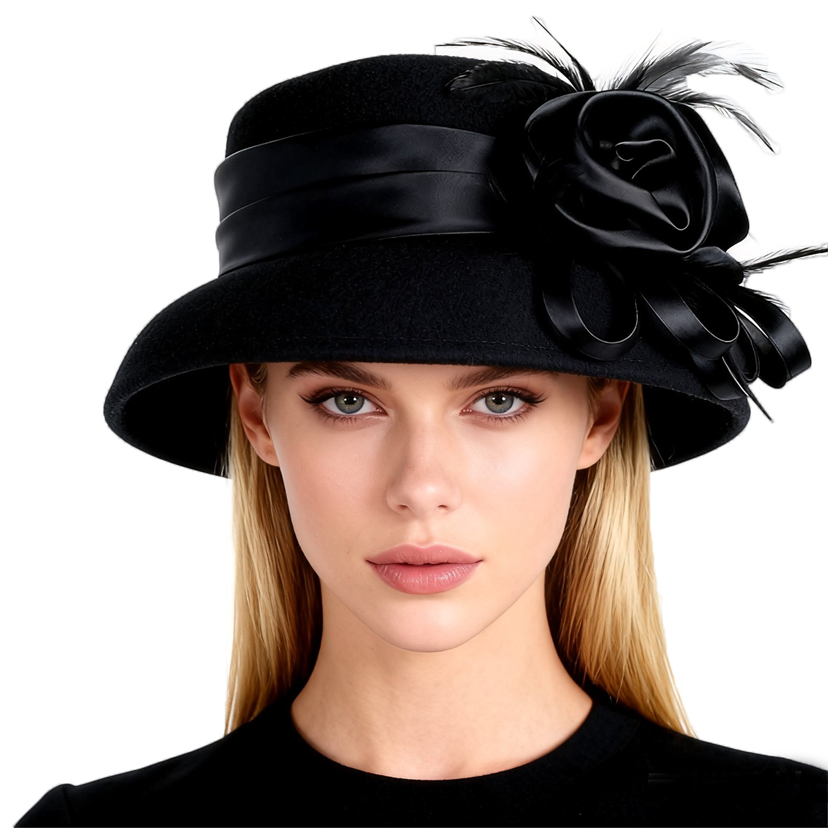Topi Cloche Wanita dari Wol Hi - Fedora Hat Wool ulasan dan harga