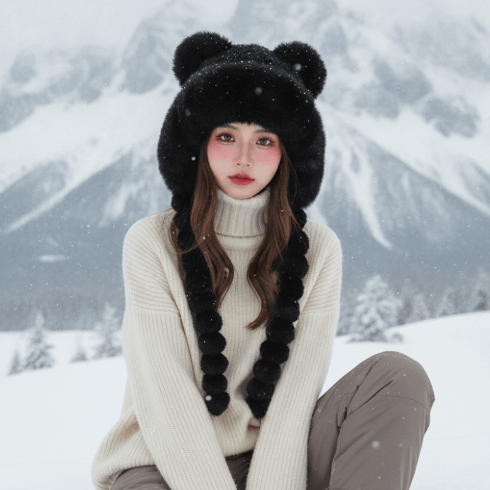 Topi musim dingin wanita denga - Trapper Hat Ear Flap ulasan dan harga