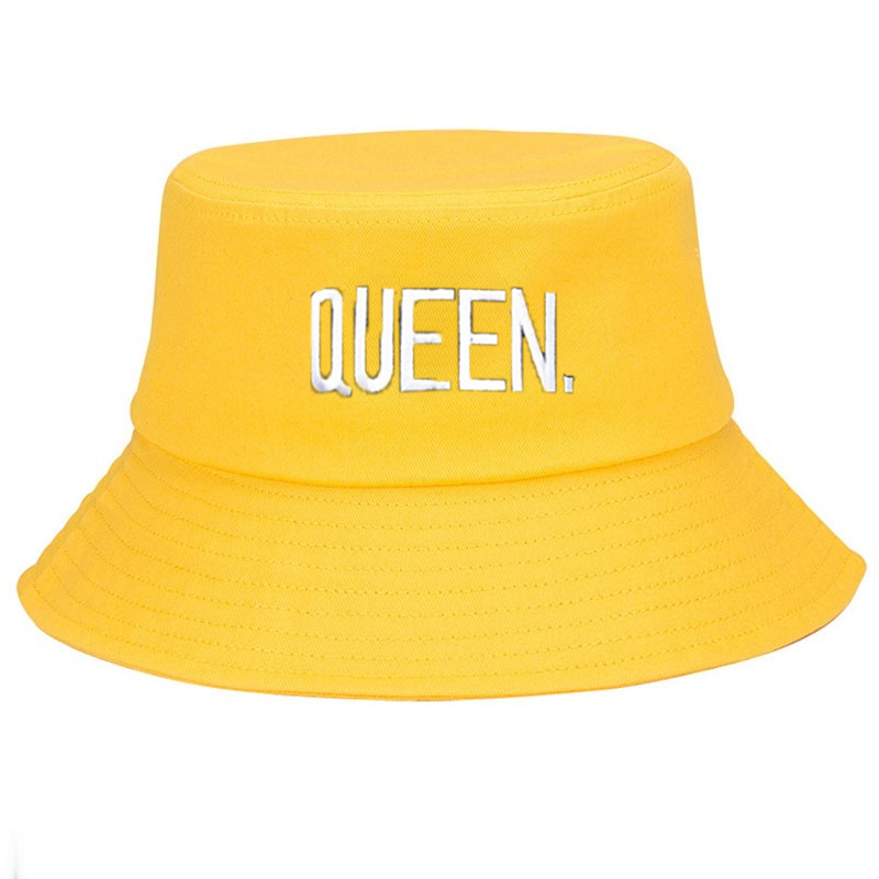 Topi Bucket Bordir Custom Quee - Bucket Hat Cotton ulasan dan harga