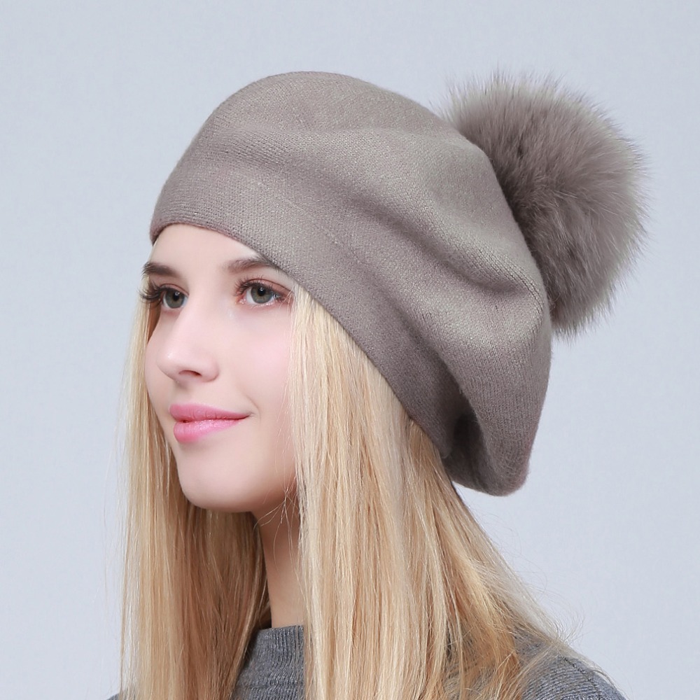 Topi Baret Wanita Geebro Baret - Beret French Wool ulasan dan harga