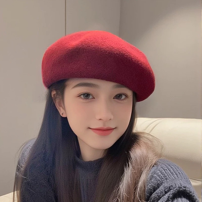 Topi Baret Wol Klasik Prancis  - Beret French Wool ulasan dan harga